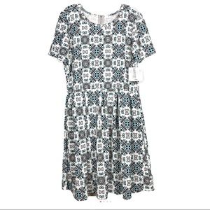 LuLaRoe Amelia Size 3XL Multi Aztec Tribal Pockets